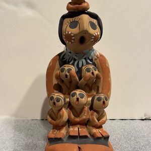 H Sanders storyteller Jemez Pottery